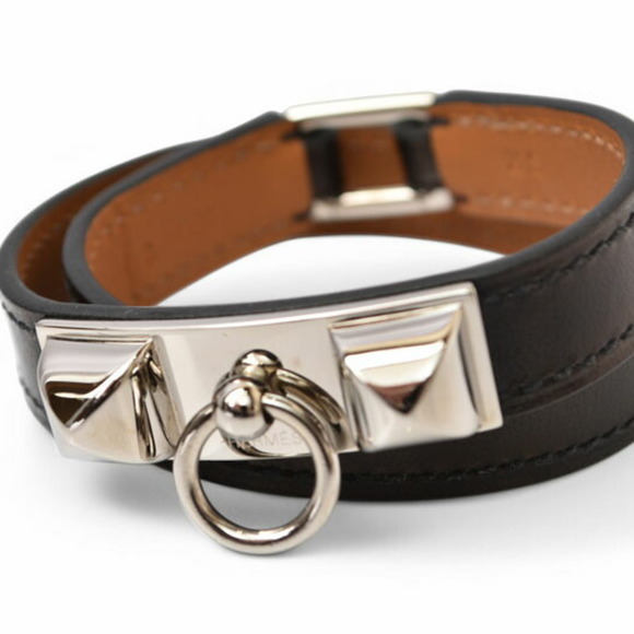 Hermes Jewelry - HERMES Black Bracelet